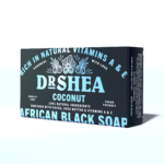 Coconut Black Soap 100g - Real African Organic - By Dr Shea