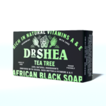 Tea Tree Black Soap 100g - Real African Organic - Dr Shea