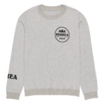 Knitted crew neck sweater